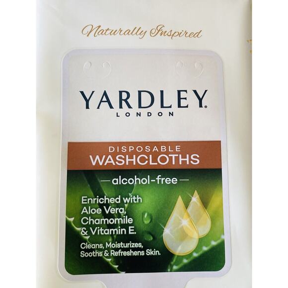 Yardley London Disposable WashCloths Lot of 3 18 Ct. New - Picture 3 of 8